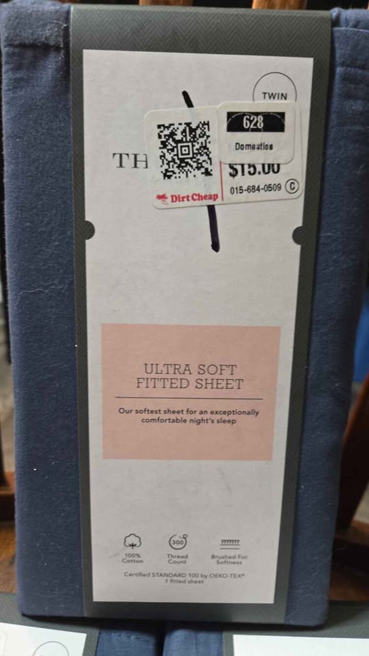 Threshold Ultra Soft Fitted Sheet - Twin